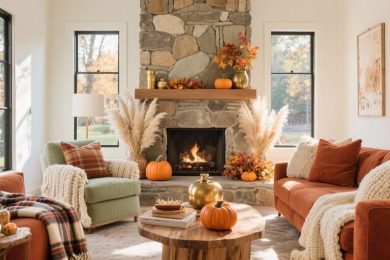 5 Best Fall Living Room Color Palettes That Feel Like a Cozy Hug