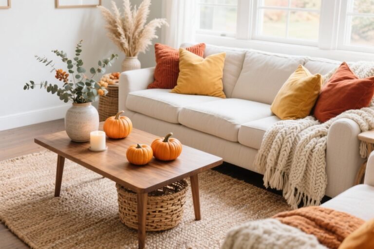 5 Budget-friendly Fall Living Room Makeover Tips You’ll Actually Use
