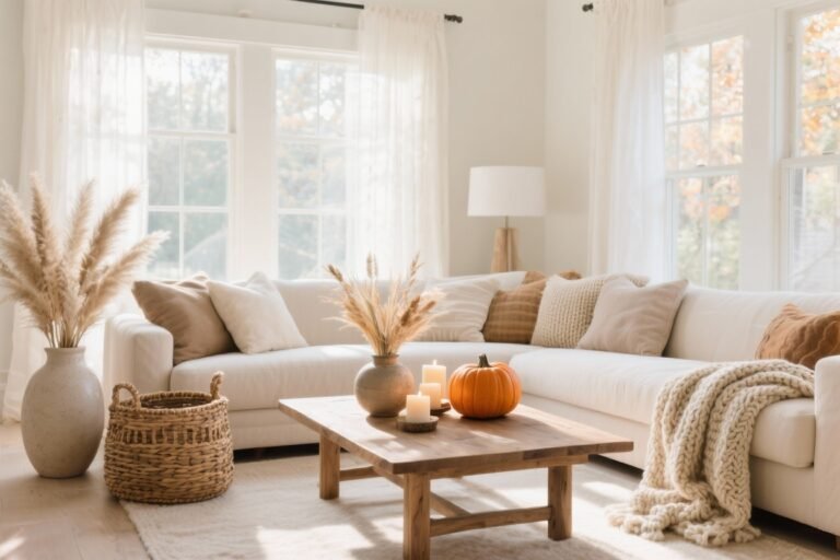 5 Neutral Fall Living Room Style Guide That Feels Chic, Cozy, and so You