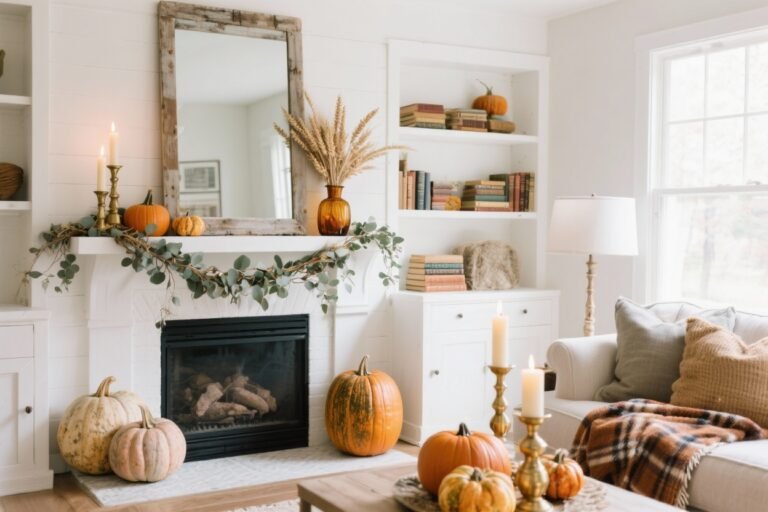 5 Ways to Decorate Your Fall Mantle From Pumpkins to Candles That Wow