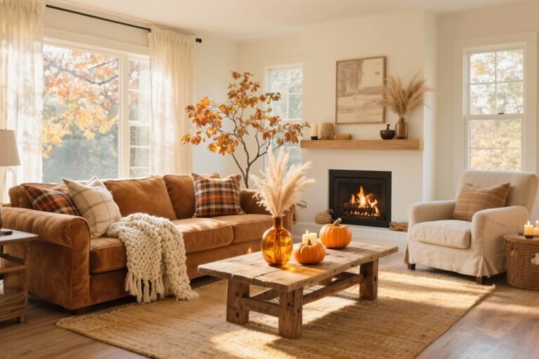 How to Create a Cozy Autumn Living Room That Everyone Wants to Snuggle In