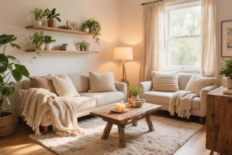 5 Cozy Decor Ideas to Warm up Your Small Living Space (without Clutter Chaos)