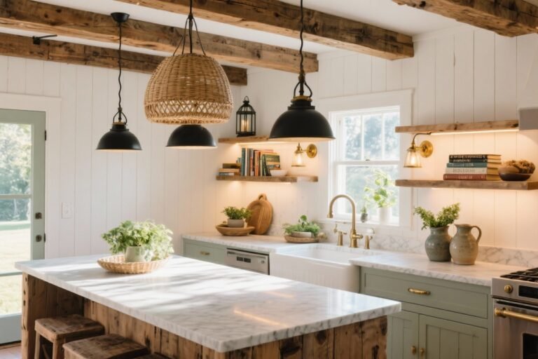 5 Cozy Farmhouse Kitchen Lighting Ideas You’ll Want to Copy Asap