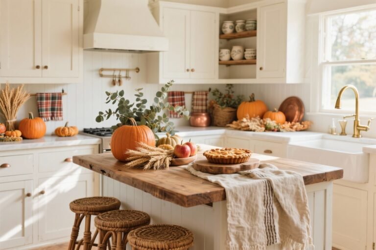 5 Farmhouse Fall Kitchen Decor Ideas That’ll Make Cozy Season Iconic