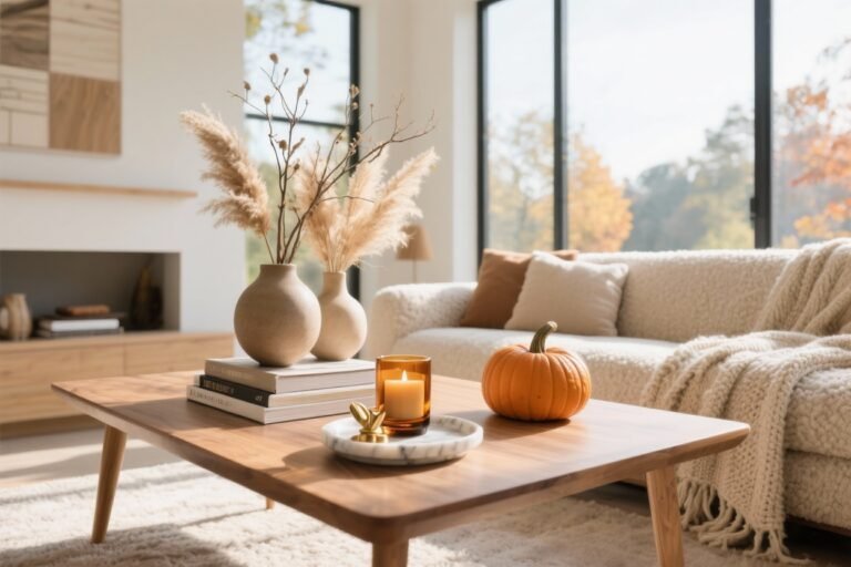 5 Modern Fall Coffee Table Decor Tips That Look Effortlessly Chic