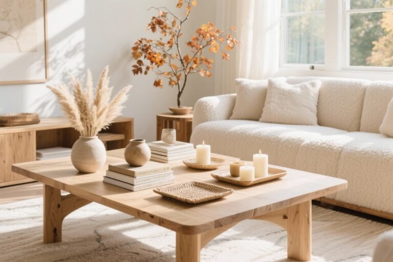 5 Neutral Fall Coffee Table Decor Looks for a Minimal and Elegant Style You’ll Love