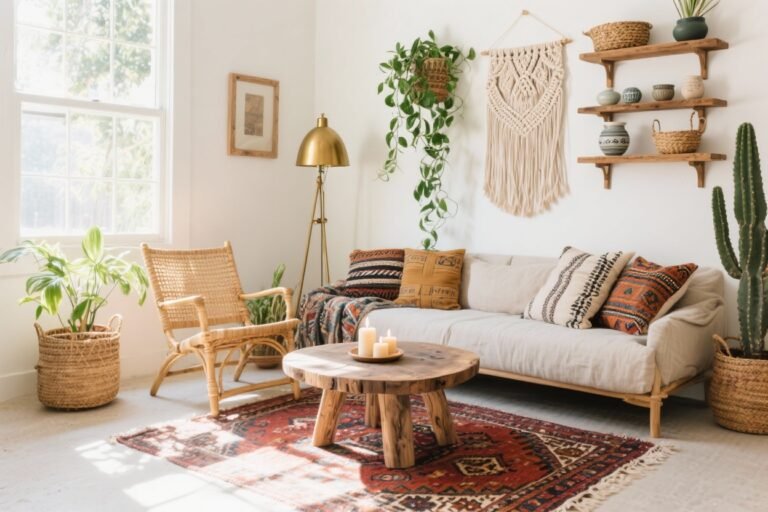 5 Small Space Boho Living Room Ideas That Make a Big Impact