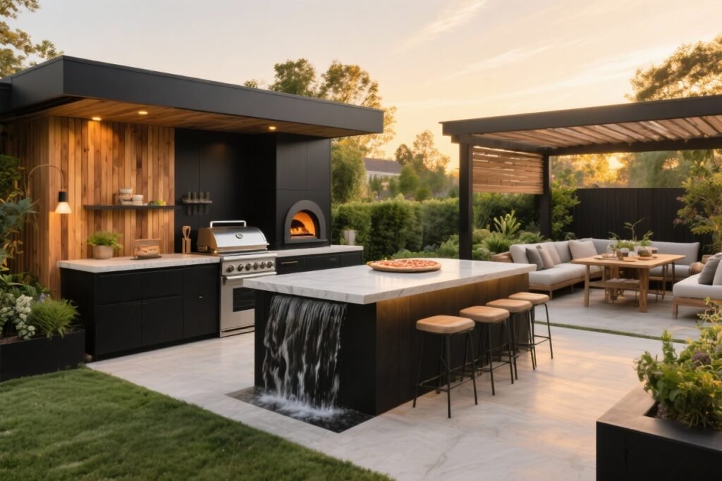 10 Backyard Outdoor Kitchen Layouts That Work in Any Space You’ll ...