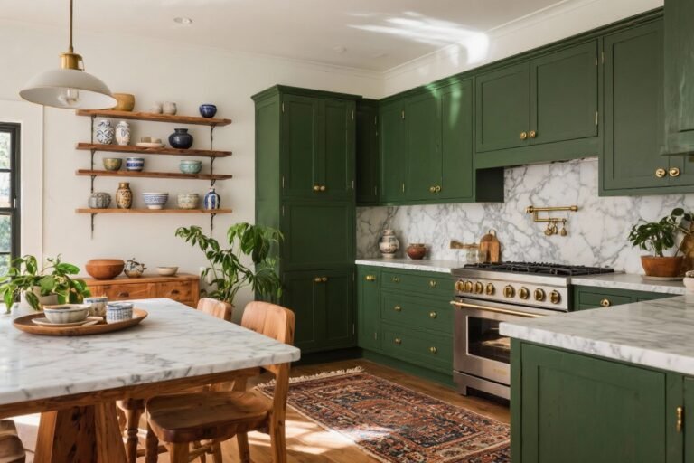 10 Dark Green Cabinet Ideas That’ll Instantly Upgrade Your Kitchen