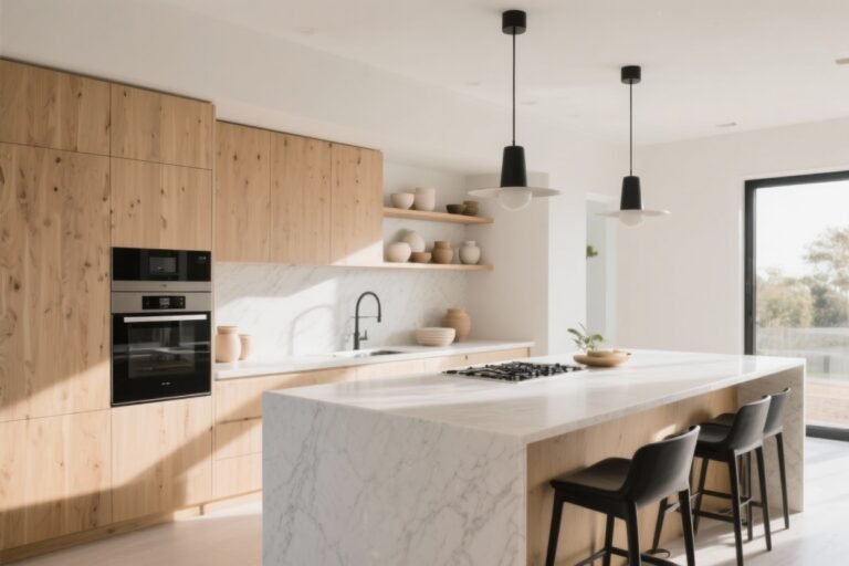 10 Flat-panel Kitchen Cabinet Ideas for a Clean, Minimal Look You’ll Love