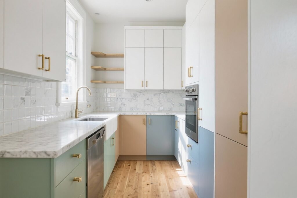 10 Kitchen Cabinet Color Ideas That Make Small Kitchens Look Bigger—no ...