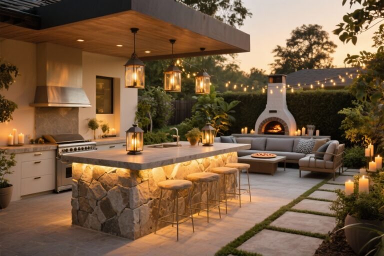 10 Outdoor Kitchen Lighting Ideas That Set the Mood (and the Vibes)