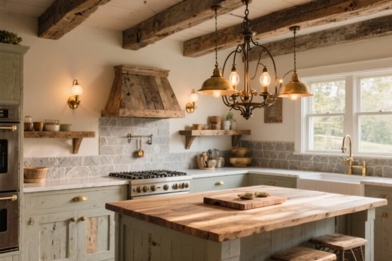 10 Rustic Kitchen Lighting Ideas That Set a Warm, Cozy Mood You’ll Love