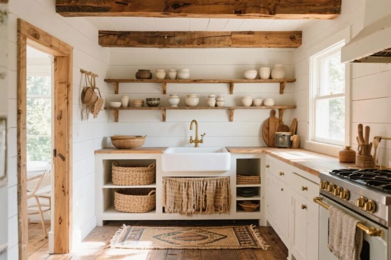 10 Small Rustic Kitchens That Maximize Warmth Without Feeling Cluttered