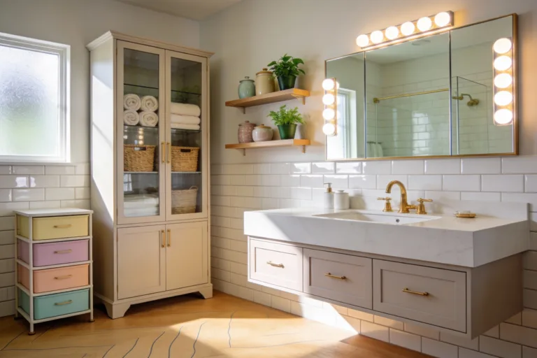 10 Bathroom Storage Ideas That Actually Work (And Look Chic Doing It)