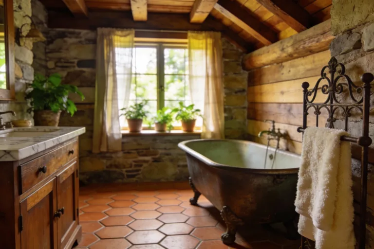10 Rustic Bathroom Ideas That’ll Turn Your Home Into A Cozy Cabin Retreat