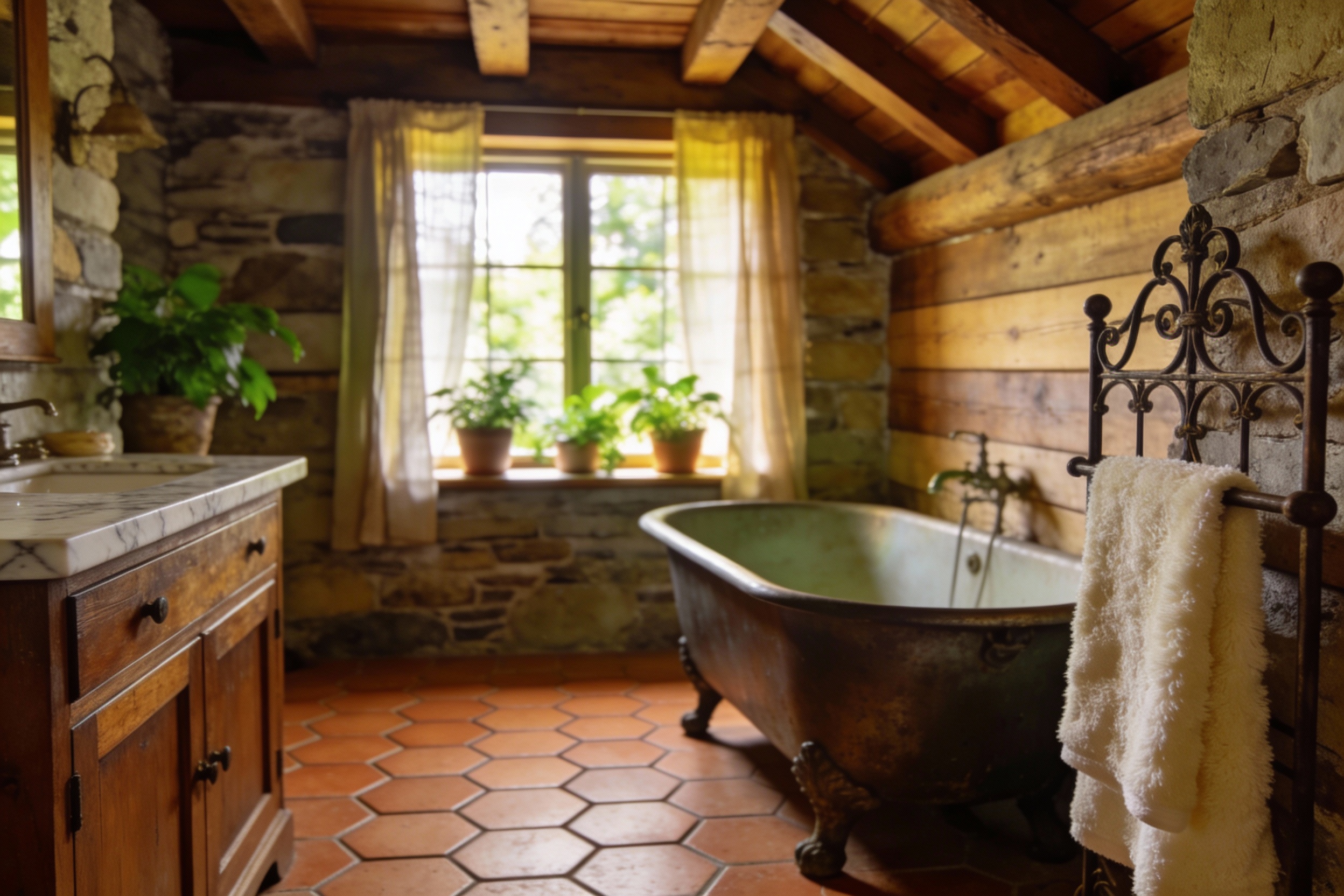 10 Rustic Bathroom Ideas That’ll Turn Your Home Into A Cozy Cabin Retreat