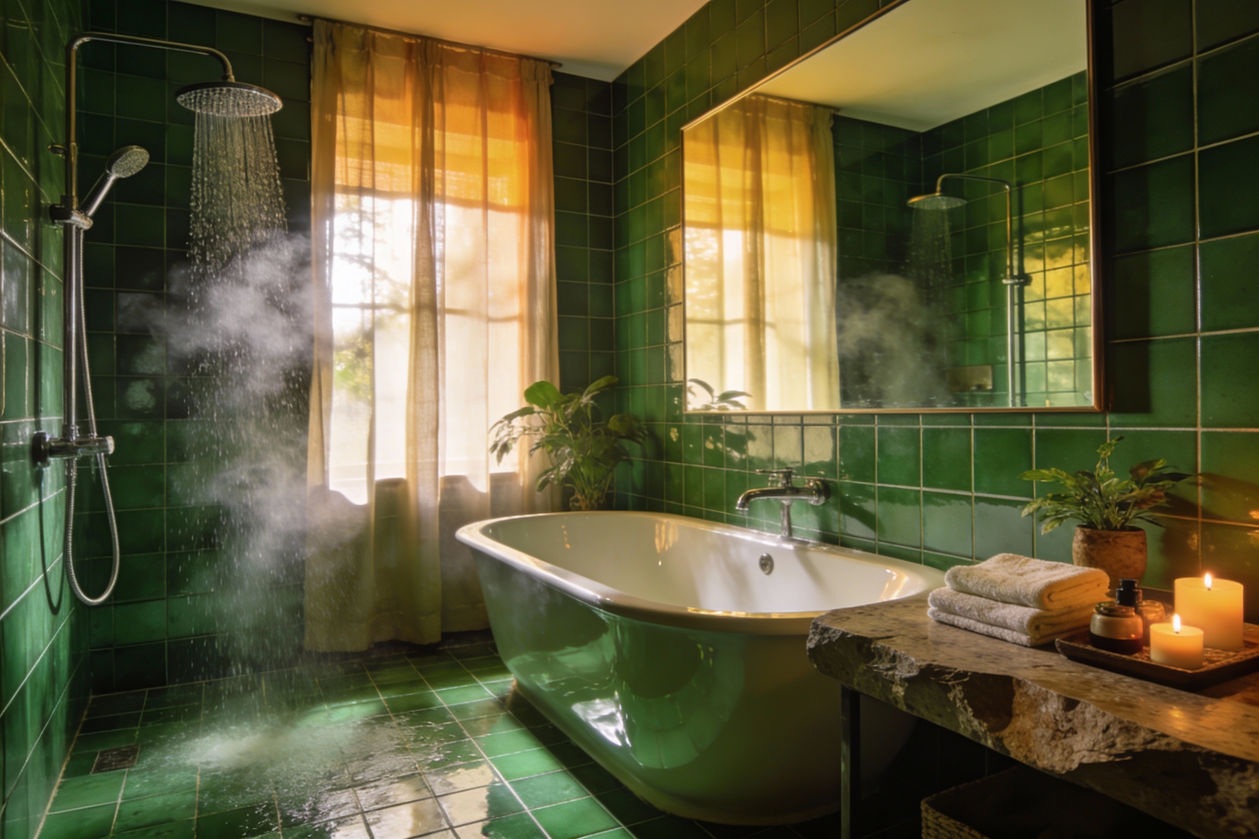 10 Green Tile Bathroom Ideas That Turn Your Space Into a Spa