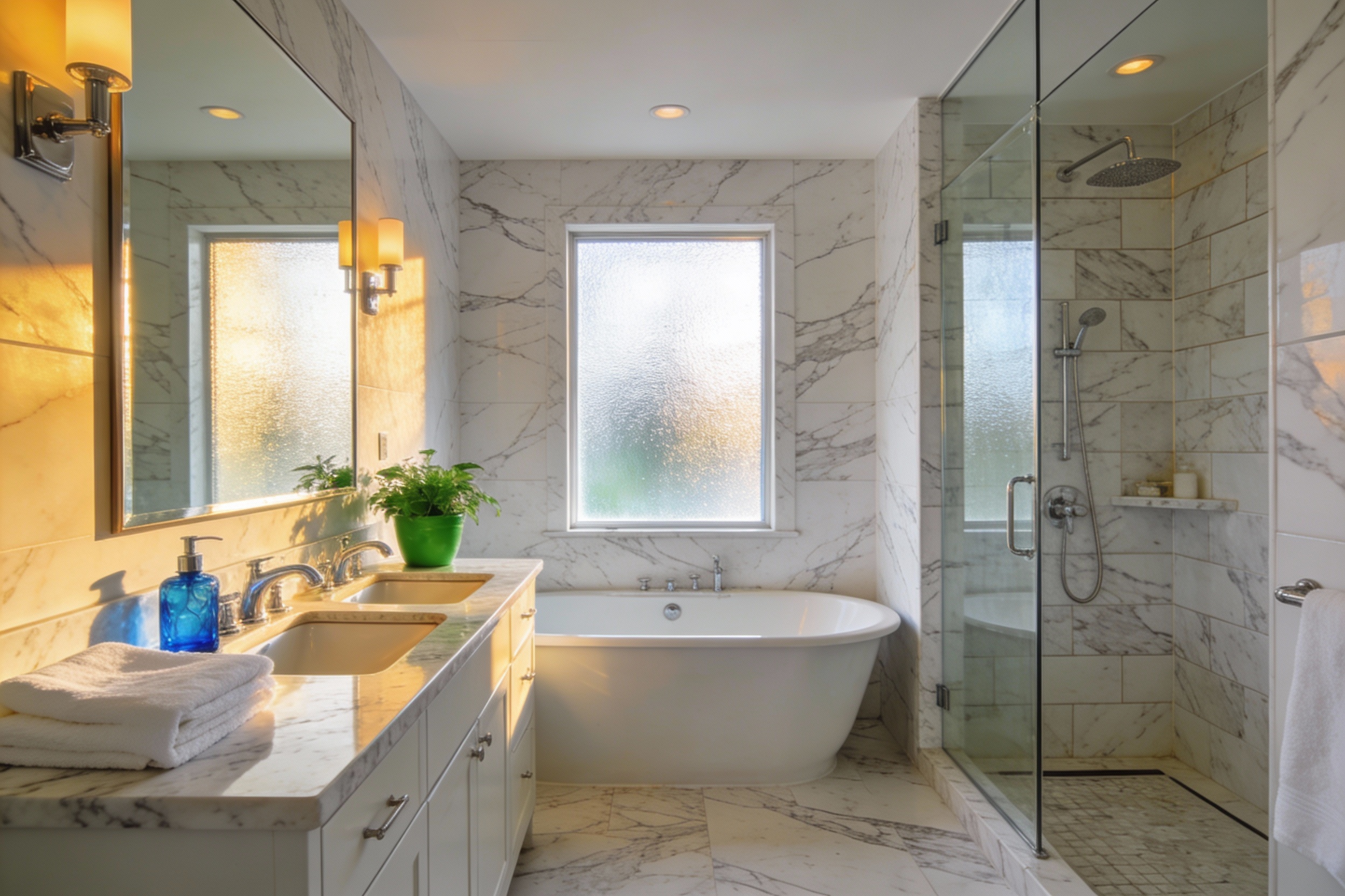 10 White Marble Bathroom Ideas That’ll Make Your Morning Routine Feel Luxe