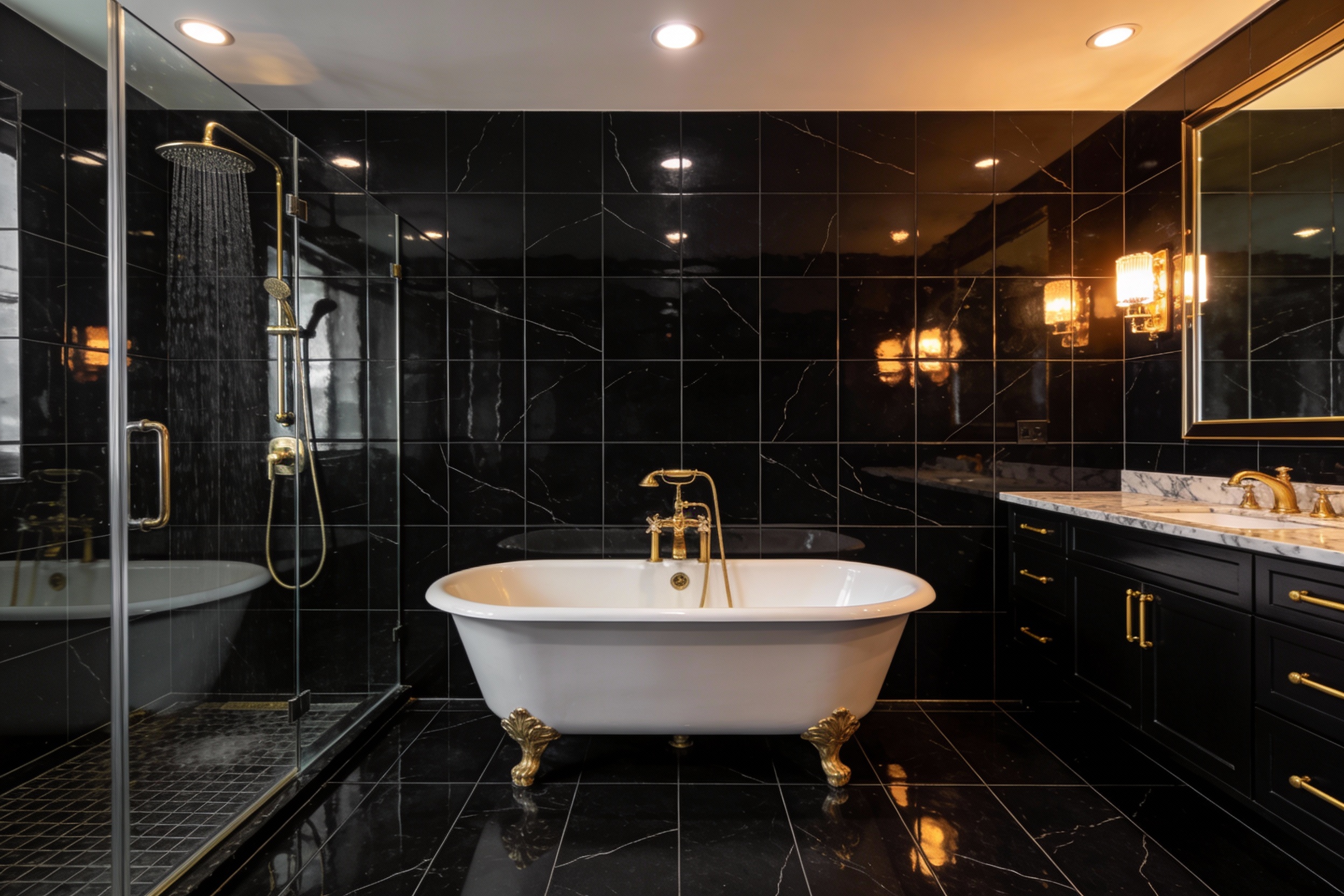10 Black Tile Bathroom Ideas That Look Luxe Without Trying