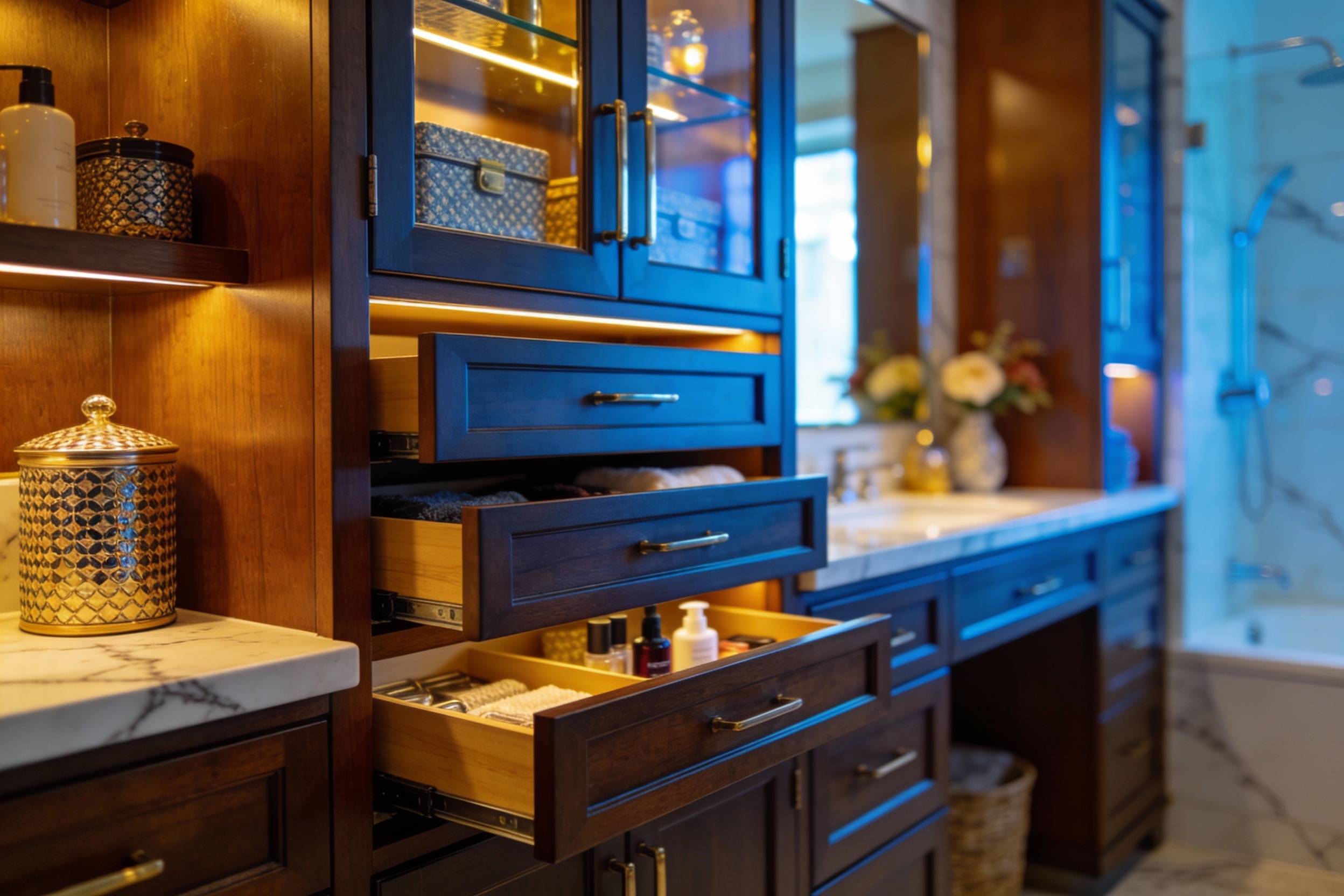 10 Bathroom Cabinet Ideas That'll Make Storage Look Seriously Chic