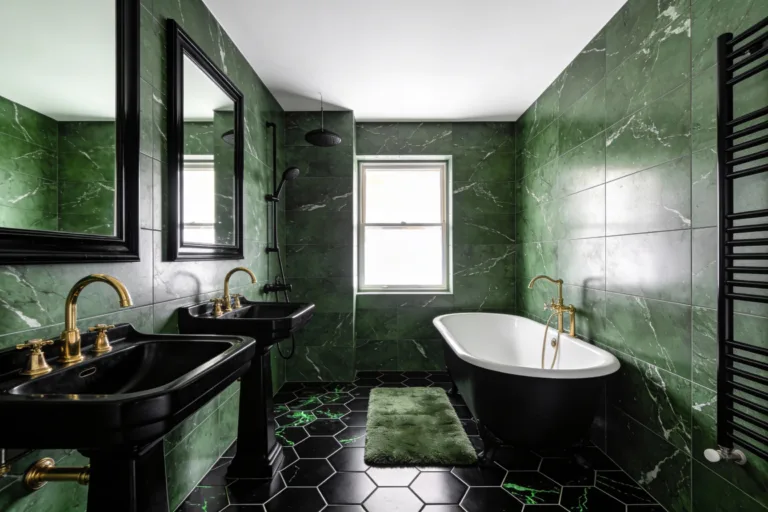10 Green And Black Bathroom Ideas That Look Luxe Without Trying