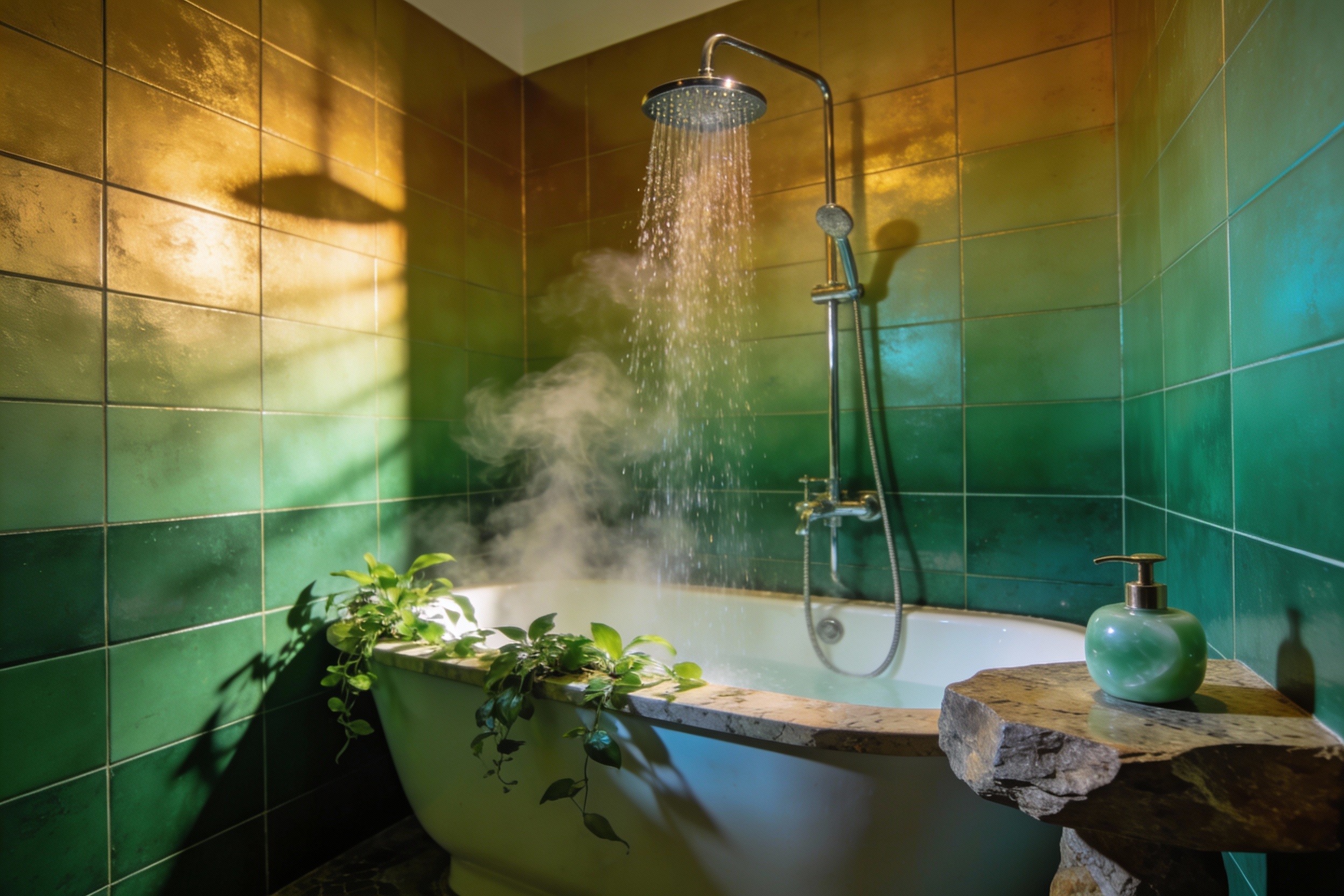 10 Green Bathroom Decor Ideas That’ll Turn Showers Into Spa Moments