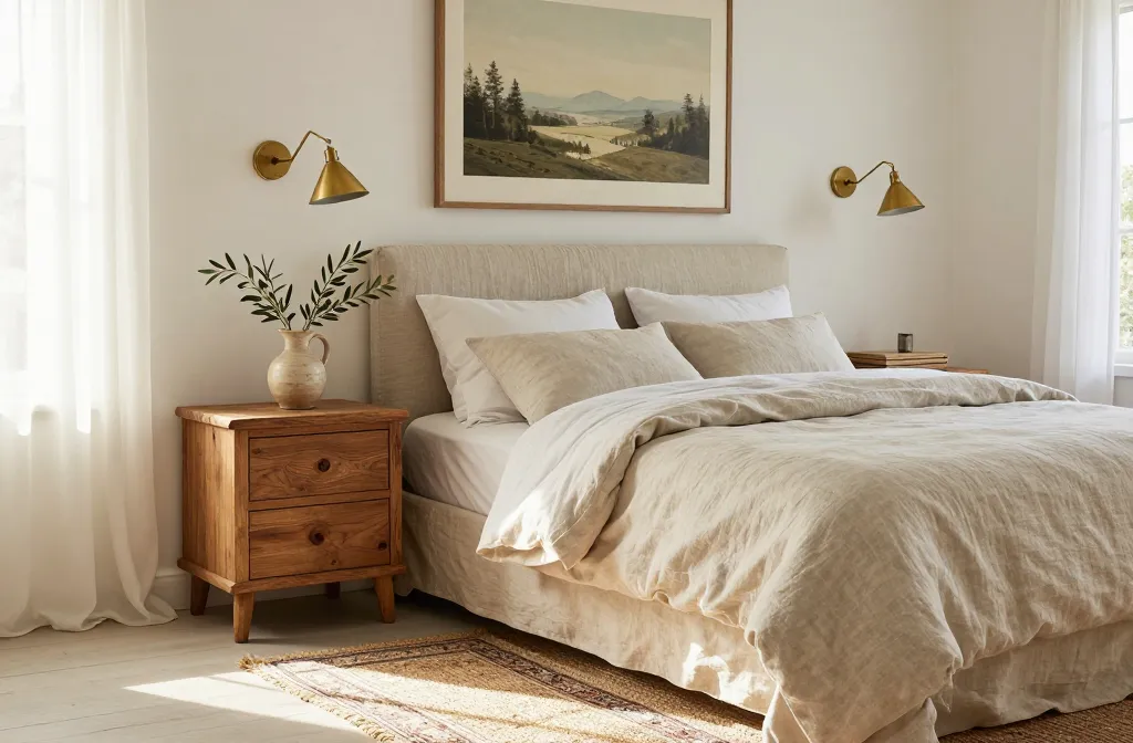 Steal-Worthy 10 Cozy Farmhouse Bedroom Ideas