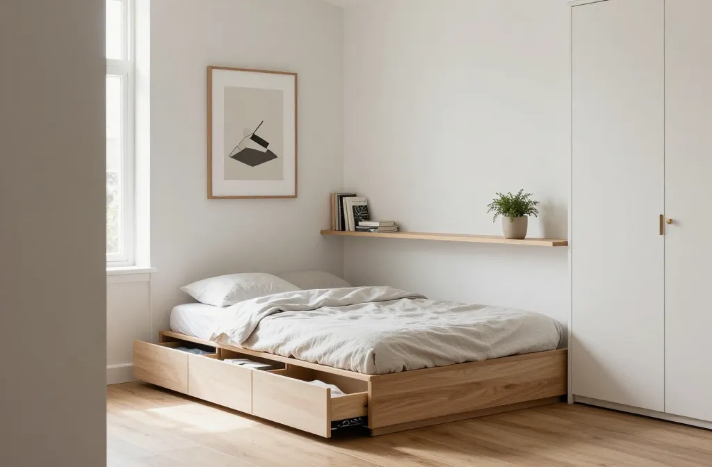 Steal Space Fast: 10 Small Bedroom Storage Ideas