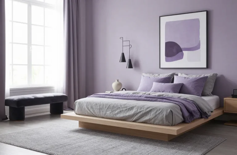 Steal-Worthy 10 Purple and Gray Bedroom Ideas for Chic Calm