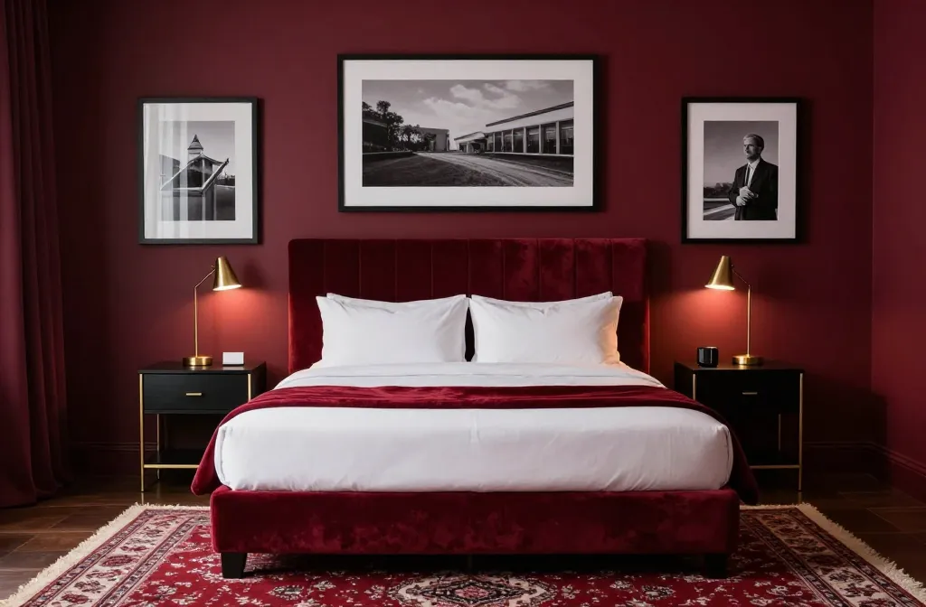 10 Dark Red Bedroom Ideas That Look Like a Movie Scene