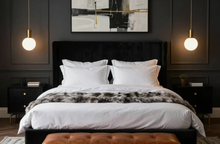 10 Black Bed Bedroom Ideas That Look Insanely Chic