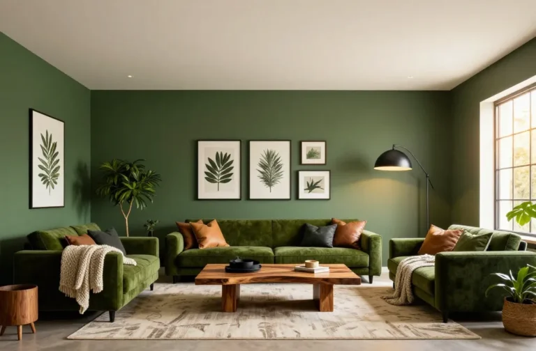 10 Green Living Room Ideas That Feel Luxe and Effortless