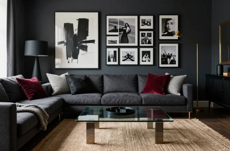 10 Dark Gray Sofa Living Room Ideas That Wow Fast