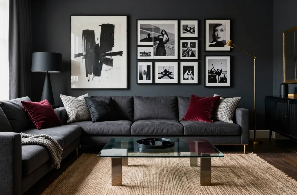 10 Dark Gray Sofa Living Room Ideas That Wow Fast