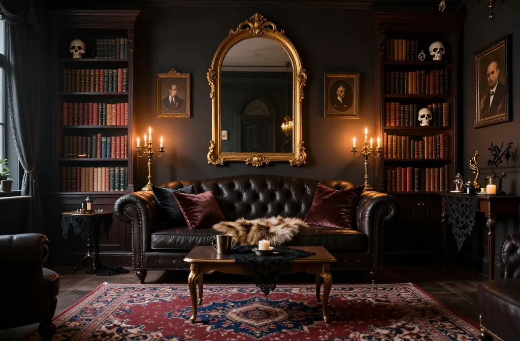 Spook Your Space with 10 Halloween Living Room Decor Ideas