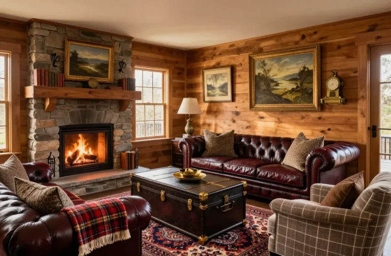 10 Cabin Living Room Ideas That Feel Luxe and Lived in
