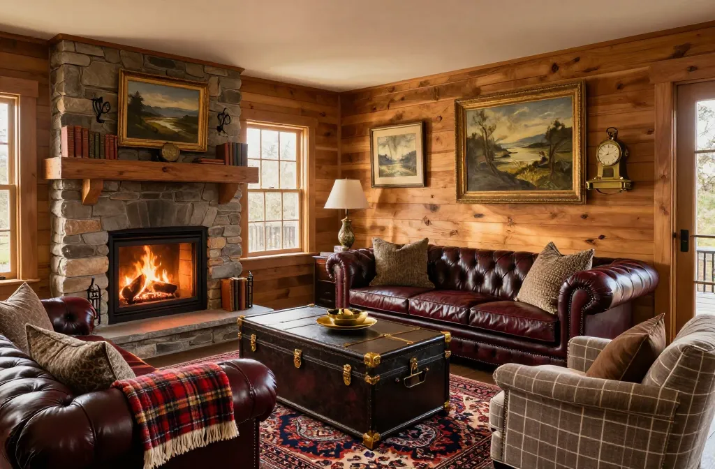 10 Cabin Living Room Ideas That Feel Luxe and Lived in