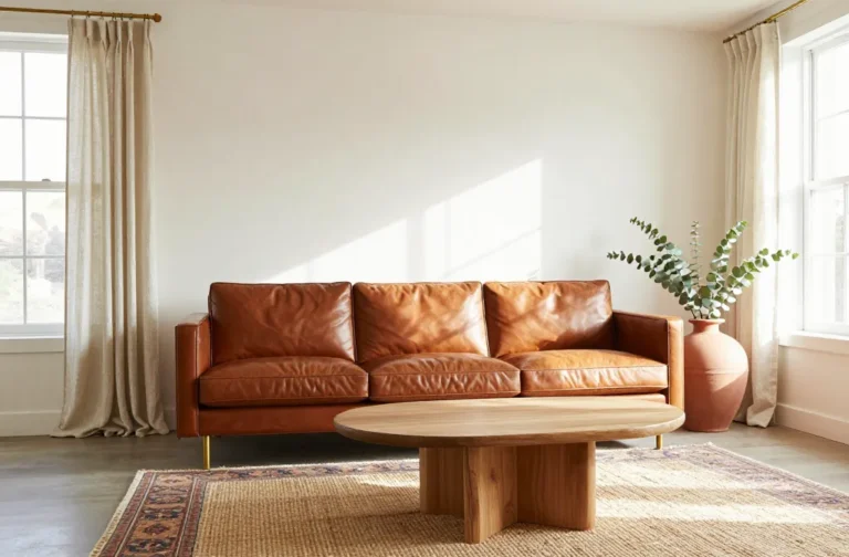 Gorgeous 10 Brown Leather Couch Living Room Ideas