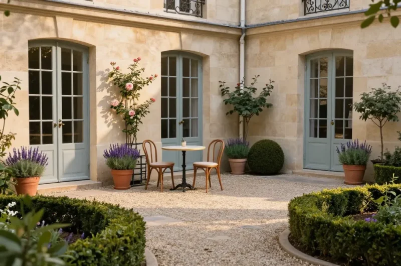 Steal-This-Chic 10 French Courtyard Garden Ideas