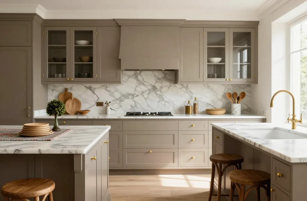 10 Taupe Kitchen Cabinets That Look Insanely Chic