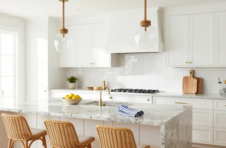 10 White Kitchen Cabinets with Granite That Wow Now