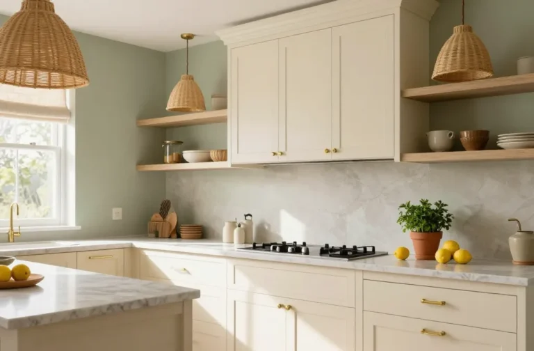 Stunning 10 Kitchen Wall Colors with Cream Cabinets
