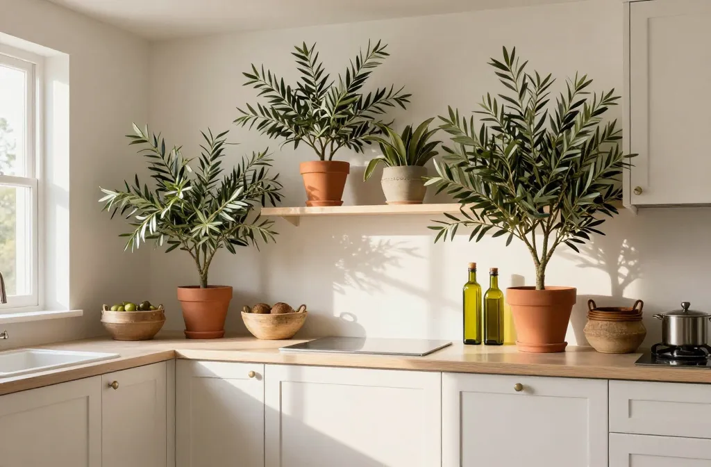 Steal These 10 Greenery Above Kitchen Cabinets Ideas