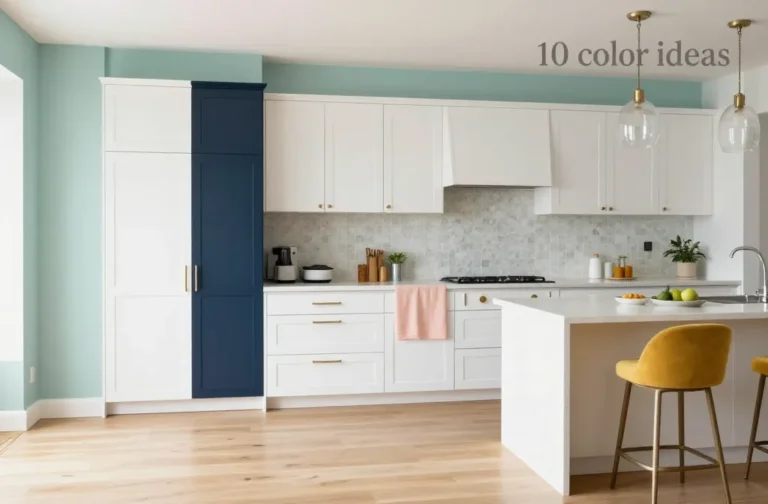 10 Kitchen Colors with White Cabinets That Wow