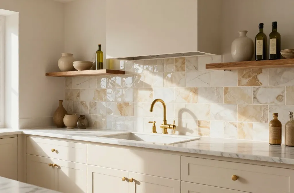 10 Kitchen Backsplash with Cream Cabinets That Wow