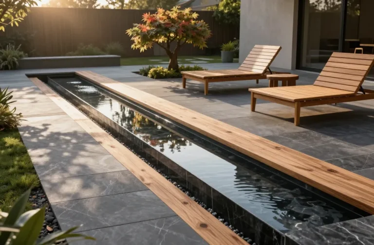 12 Backyard Patio Ideas with Water Features You’Ll Love