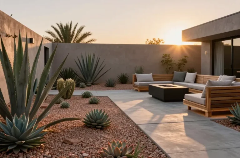 14 Desert Landscape Backyard Ideas That Stun and Save Water