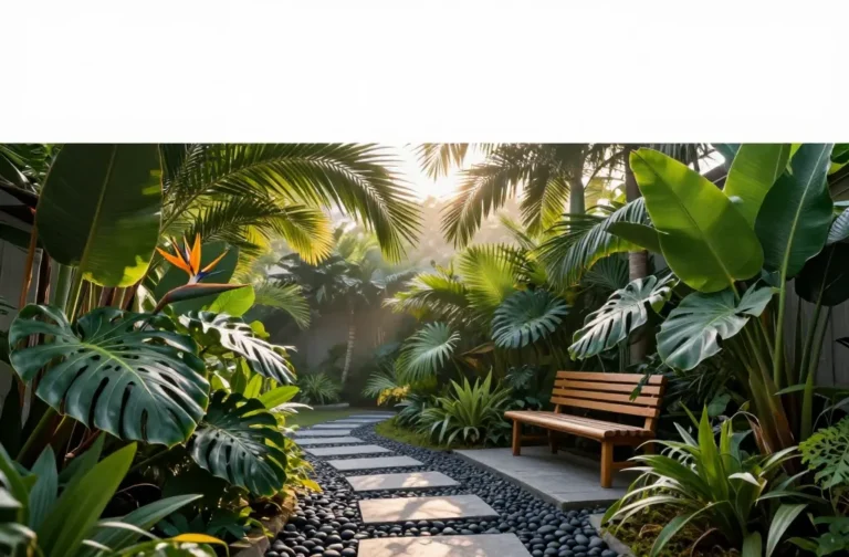 10 Tropical Backyard Landscaping Ideas That Feel Like Vacay
