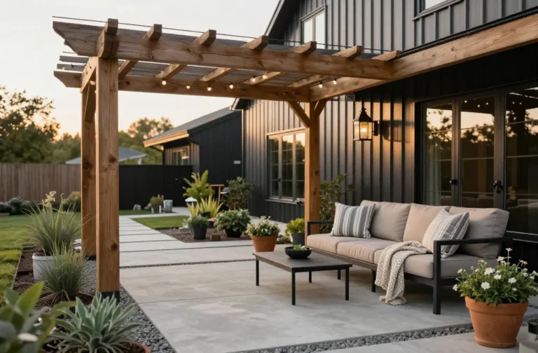Steal-Worthy 13 Modern Farmhouse Backyard Landscaping Ideas